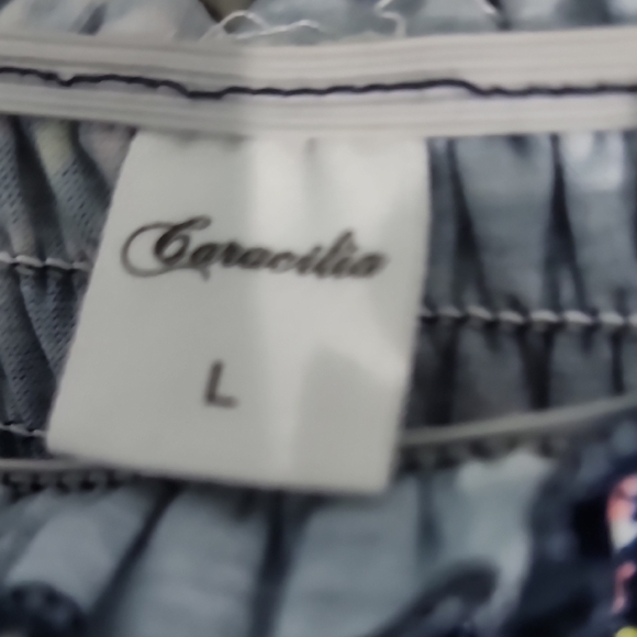 Floral Navy Blue Jump Suit - Picture 7 of 9